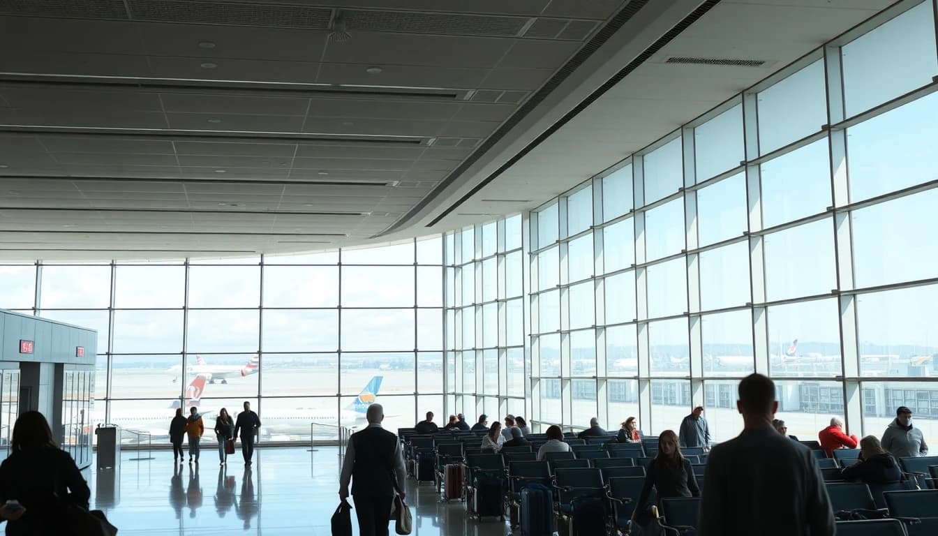 Luxury Birmingham Airport lounge where RideBlack chauffeur clients can relax before their flight